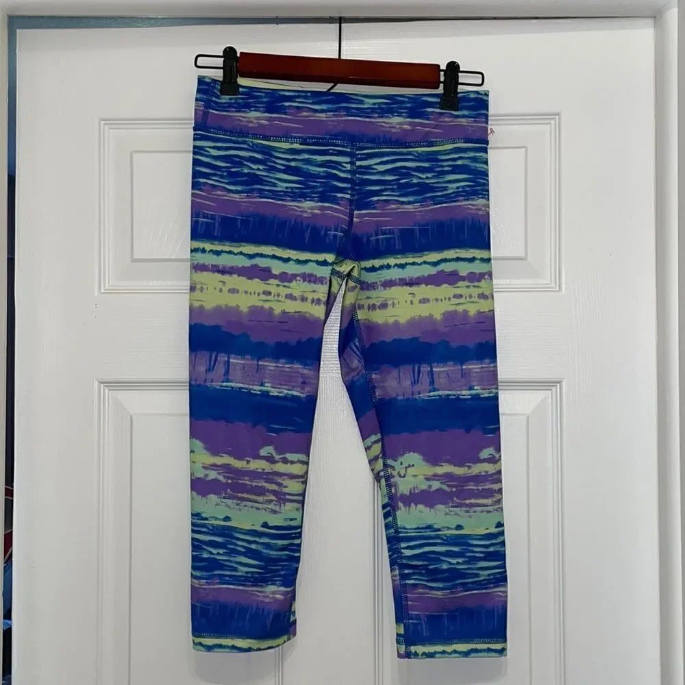 Ivivva by Lululemon Tie Dye Rhythmic Capri Leggings